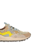 Flower Mountain Yamano 3 Sneakers In Suede And Technical Fabric