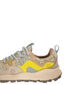 Flower Mountain Yamano 3 Sneakers In Suede And Technical Fabric