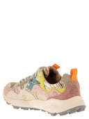 Flower Mountain Yamano 3 Sneakers In Suede And Technical Fabric