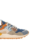 Flower Mountain Yamano 3 Sneakers In Suede And Technical Fabric