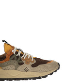 Flower Mountain Yamano 3 Sneakers In Suede And Technical Fabric