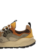 Flower Mountain Yamano 3 Sneakers In Suede And Technical Fabric
