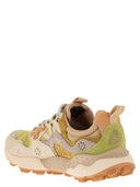 Flower Mountain Yamano 3 Sneakers In Suede And Technical Fabric