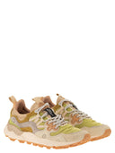 Flower Mountain Yamano 3 Sneakers In Suede And Technical Fabric
