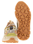 Flower Mountain Yamano 3 Sneakers In Suede And Technical Fabric