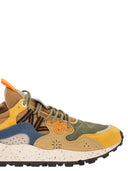 Flower Mountain Yamano 3 Sneakers In Suede And Technical Fabric