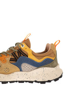 Flower Mountain Yamano 3 Sneakers In Suede And Technical Fabric