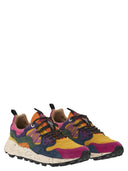 Flower Mountain Yamano 3 Sneakers In Suede And Technical Fabric