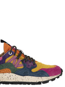 Flower Mountain Yamano 3 Sneakers In Suede And Technical Fabric