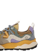 Flower Mountain Yamano 3 Sneakers In Suede And Technical Fabric