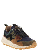 Flower Mountain Yamano 3 Sneakers In Suede And Technical Fabric