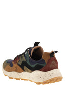 Flower Mountain Yamano 3 Sneakers In Suede And Technical Fabric