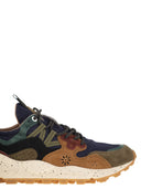 Flower Mountain Yamano 3 Sneakers In Suede And Technical Fabric