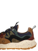 Flower Mountain Yamano 3 Sneakers In Suede And Technical Fabric