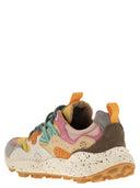 Flower Mountain Yamano 3 Sneakers In Suede And Technical Fabric