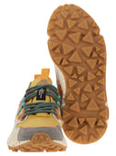 Flower Mountain Yamano 3 Sneakers In Suede And Technical Fabric