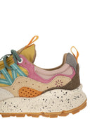 Flower Mountain Yamano 3 Sneakers In Suede And Technical Fabric