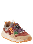 Flower Mountain Yamano 3 Sneakers In Suede And Technical Fabric