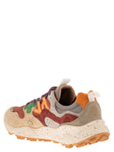 Flower Mountain Yamano 3 Sneakers In Suede And Technical Fabric