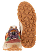 Flower Mountain Yamano 3 Sneakers In Suede And Technical Fabric