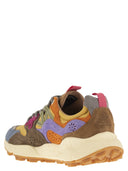 Flower Mountain Yamano 3 Sneakers In Suede And Technical Fabric