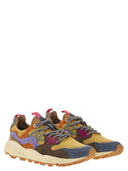 Flower Mountain Yamano 3 Sneakers In Suede And Technical Fabric