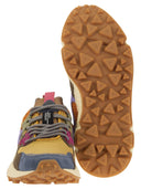 Flower Mountain Yamano 3 Sneakers In Suede And Technical Fabric