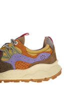 Flower Mountain Yamano 3 Sneakers In Suede And Technical Fabric
