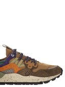 Flower Mountain Yamano 3 Sneakers In Suede And Technical Fabric