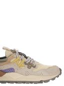 Flower Mountain Yamano 3 Sneakers In Suede And Technical Fabric
