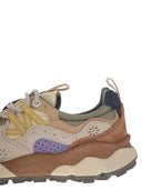 Flower Mountain Yamano 3 Sneakers In Suede And Technical Fabric