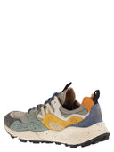 Flower Mountain Yamano 3 Sneakers In Suede And Technical Fabric