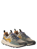 Flower Mountain Yamano 3 Sneakers In Suede And Technical Fabric