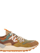 Flower Mountain Yamano 3 Sneakers In Suede And Technical Fabric