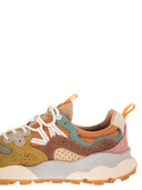 Flower Mountain Yamano 3 Sneakers In Suede And Technical Fabric
