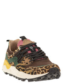 Flower Mountain Yamano 3 Sneakers In Pony And Technical Fabric