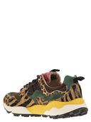 Flower Mountain Yamano 3 Sneakers In Pony And Technical Fabric