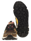 Flower Mountain Yamano 3 Sneakers In Pony And Technical Fabric