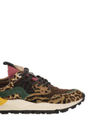 Flower Mountain Yamano 3 Sneakers In Pony And Technical Fabric