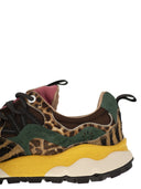 Flower Mountain Yamano 3 Sneakers In Pony And Technical Fabric