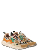 Flower Mountain Yamano 3 Sneakers In Suede And Technical Fabric