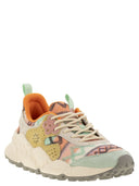 Flower Mountain Kotetsu Sneakers In Suede And Technical Fabric