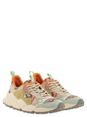 Flower Mountain Kotetsu Sneakers In Suede And Technical Fabric