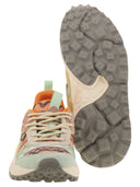 Flower Mountain Kotetsu Sneakers In Suede And Technical Fabric