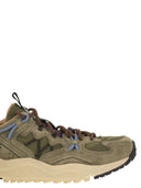 Flower Mountain Yamabushi Sneakers In Suede And Technical Fabric