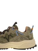 Flower Mountain Yamabushi Sneakers In Suede And Technical Fabric