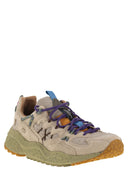 Flower Mountain Yamabushi Sneakers In Suede And Technical Fabric
