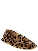 Anniel Suede Loafers With Animal Print