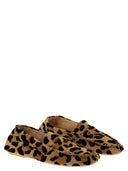 Anniel Suede Loafers With Animal Print