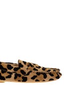 Anniel Suede Loafers With Animal Print